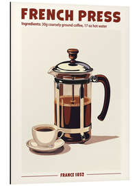 Magnettafel French Press, France 1852