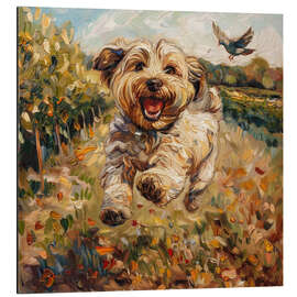 Magnettafel Glücklicher Hund