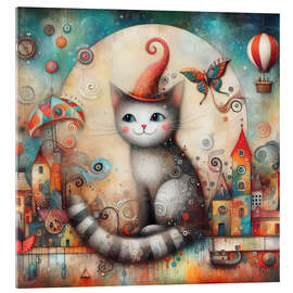 Cuadro de metacrilato Capricious cat