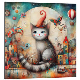 Obraz na aluminium Capricious cat