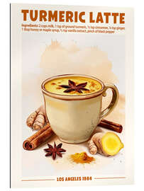 Cuadro de plexi-alu Turmeric Latte, Los Angeles 1984