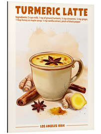 Magnettafel Turmeric Latte, Los Angeles 1984
