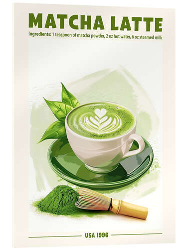 Acrylglasbild Matcha Latte, USA 1996