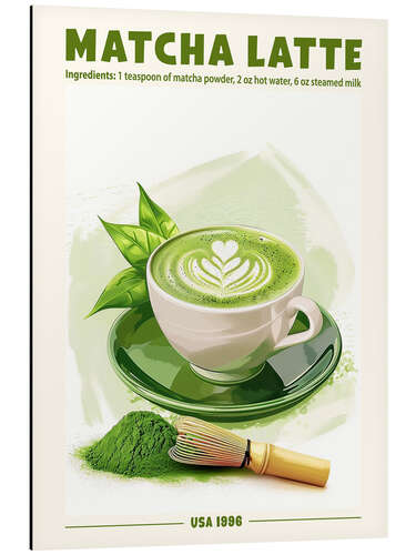 Aluminium print Matcha Latte, USA 1996