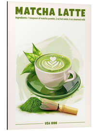 Aluminium print Matcha Latte, USA 1996