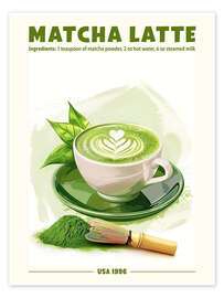 Poster Matcha Latte, USA 1996