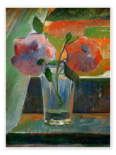 Poster Stillleben: Blumen in einem Glas - Meyer de Haan