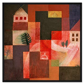 Gerahmter Kunstdruck Choral und Landschaft