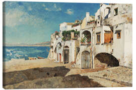 Lienzo White houses of Marina Grande on Capri - Antonino Leto