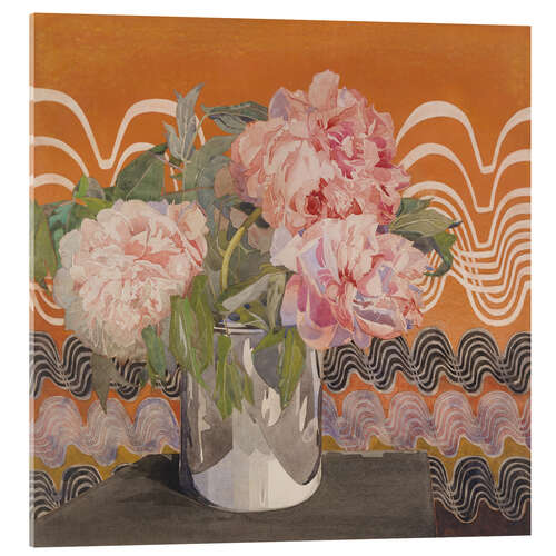 Cuadro de metacrilato Peonies, 1920
