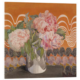 Cuadro de metacrilato Peonies, 1920 - Charles Rennie Mackintosh