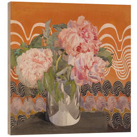 Cuadro de madera Peonies, 1920 - Charles Rennie Mackintosh