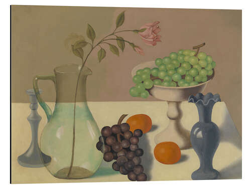 Aluminiumsbilde Still life with grapes, 1937