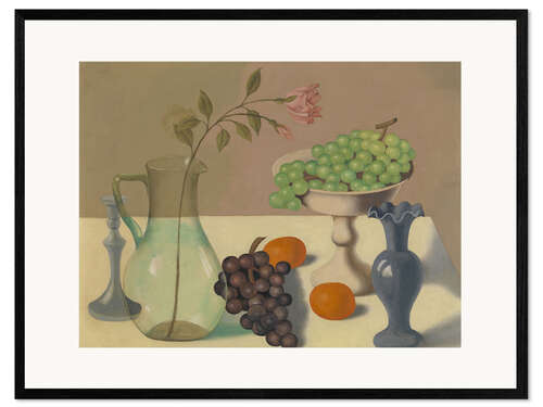 Framed art print Still life with grapes, 1937