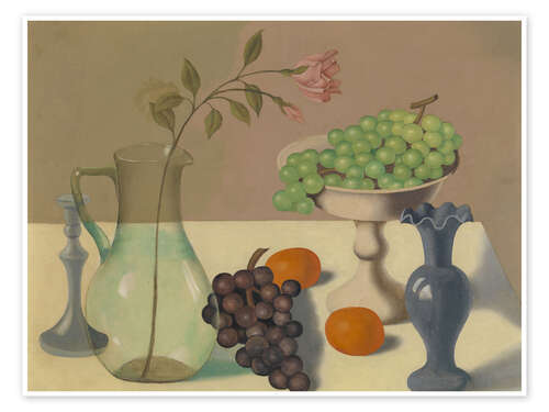 Plakat Still life with grapes, 1937