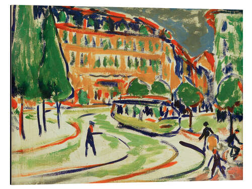 Alubild Straßenbahn in Dresden, 1909
