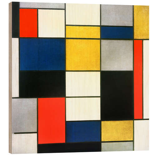 Trätavla Composition A, 1920