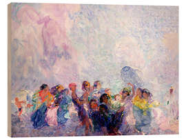 Obraz na drewnie Gust of wind, 1923 - Plinio Nomellini