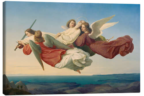 Canvas print The body of Saint Catherine - Heinrich Mücke, 1836