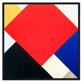 Gerahmter Kunstdruck Gegen-Komposition V, 1924