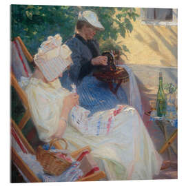 Quadro em acrílico Women in the Garden, 1891 - Peder Severin Krøyer