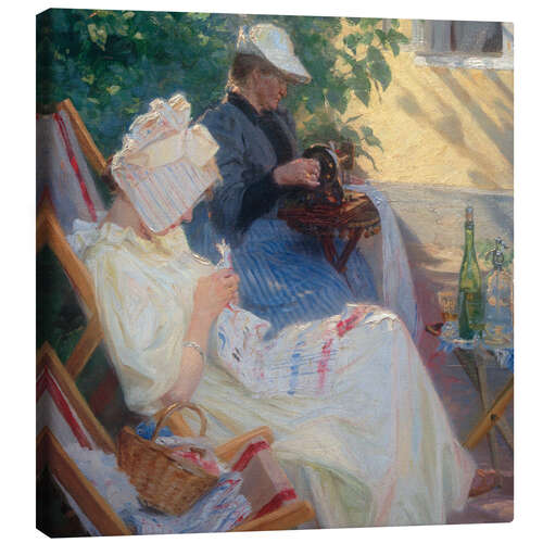 Canvas print Women in the Garden, 1891