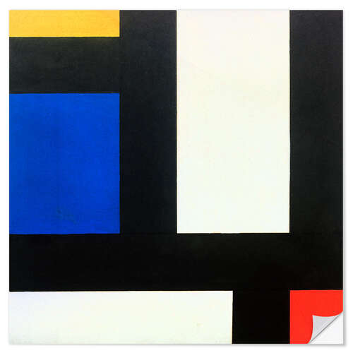Selvklebende plakat Counter-Composition IV, 1925