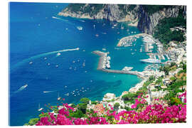 Akrylglastavla Amalfi Harbor