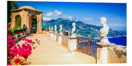 Obraz na aluminium Amalfi Belvedere