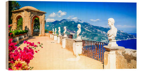 Cuadro de madera Amalfi Belvedere