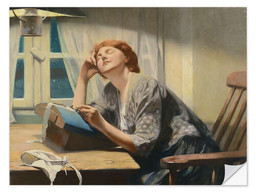Naklejka na ścianę The lacemaker’s dream