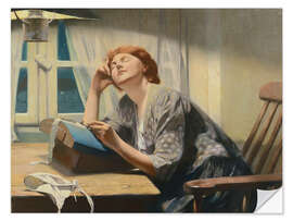Naklejka na ścianę The lacemaker’s dream - Firmin Baes