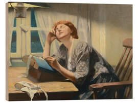 Obraz na drewnie The lacemaker’s dream - Firmin Baes