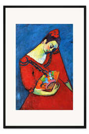 Gerahmter Kunstdruck Spanische Tänzerin