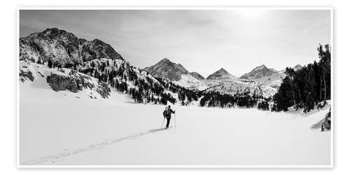 Juliste Backcountry skier, Sierra Nevada, California II