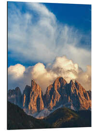 Cuadro de aluminio Mountain peaks, Dolomites, Italy - Jones &amp; Shimlock