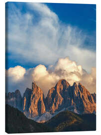 Tableau sur toile Mountain peaks, Dolomites, Italy - Jones &amp; Shimlock