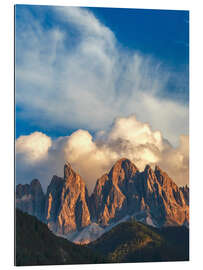Gallery Print Berggipfel, Dolomiten, Italien