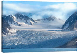 Canvas print Monacobreen Glacier, Norway, Svalbard - Jones &amp; Shimlock