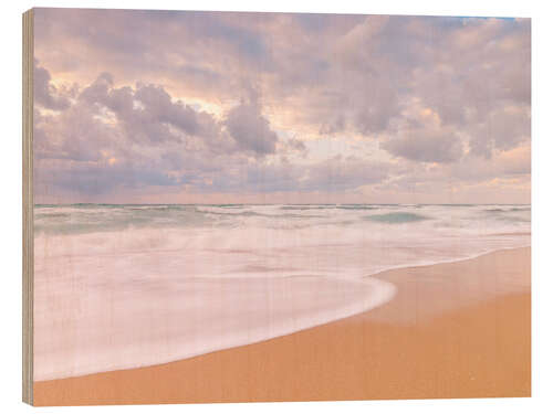 Quadro de madeira Tranquil Beach
