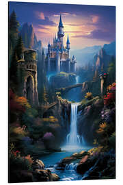 Cuadro de aluminio Fairy Tale Castle - Mango Art