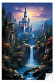 Sticker mural Fairy Tale Castle - Mango Art