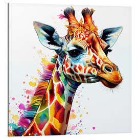 Magnettafel Aquarell Giraffe