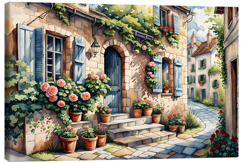 Lerretsbilde European Village