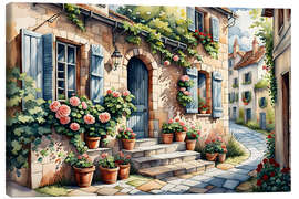 Canvas print European Village