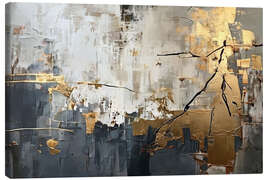 Tableau sur toile Golden Layer - Mango Art