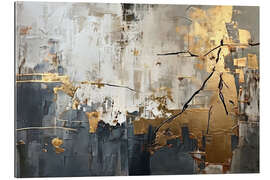 Tableau en plexi-alu Golden Layer