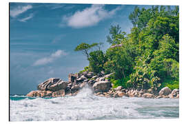 Aluminium print Paradisiacal sea view