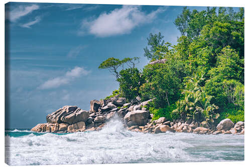 Canvas print Paradisiacal sea view