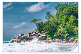 Wandsticker Paradisischer Meerblick